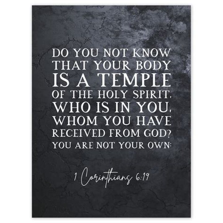 Why your body is the temple of god?