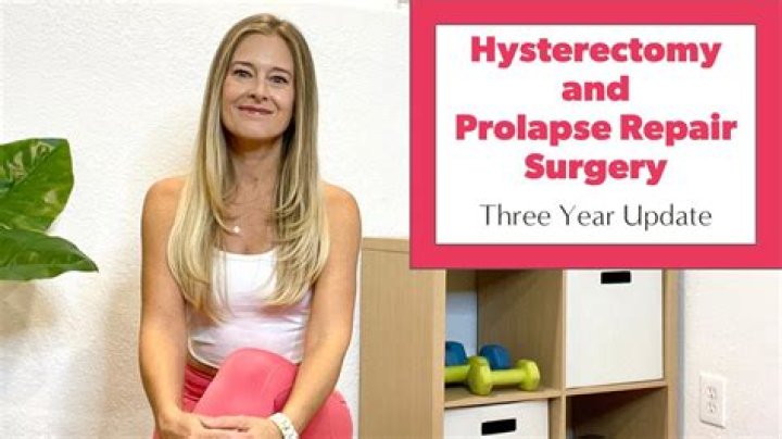 Will a hysterectomy cure a prolapse?